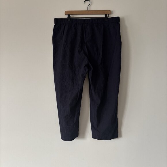 Eileen Fisher Organic Cotton Pucker Lantern Pant & Jacket Size 1X Set Minimalist - Picture 12 of 16